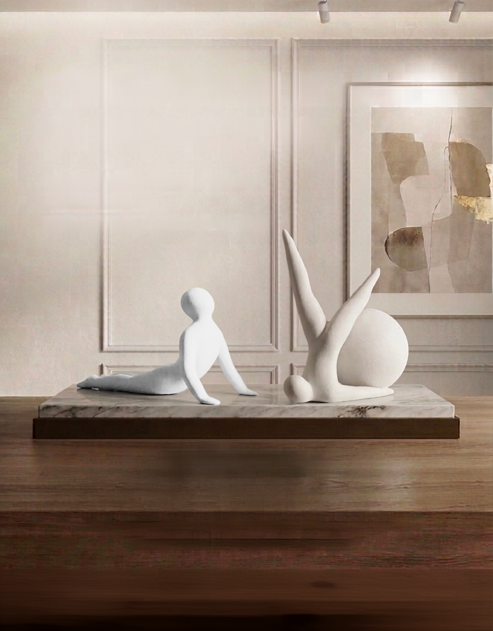 Pilates Art Sculpture Set