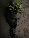 The Silent Face Wall Planter