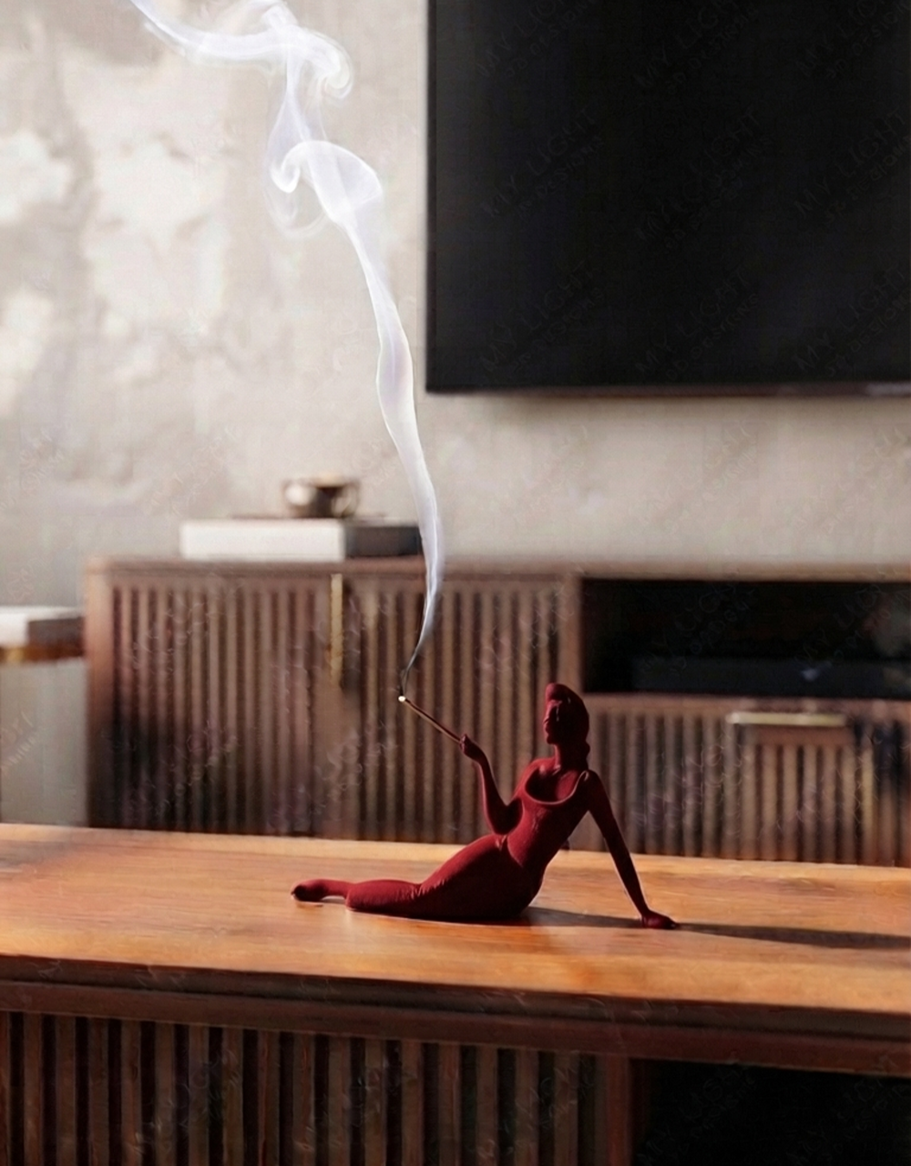 Resting Lady Figure – Incense Holder