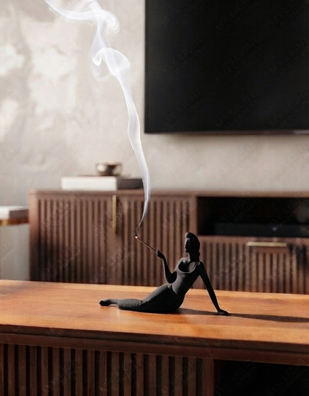 Resting Lady Figure – Incense Holder