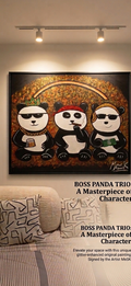 Boss Trio Panda's (Art)