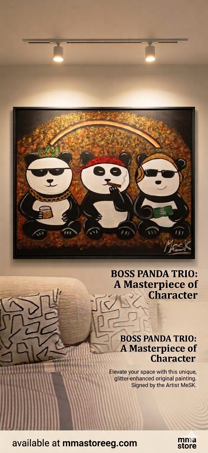 Boss Trio Panda's (Art)