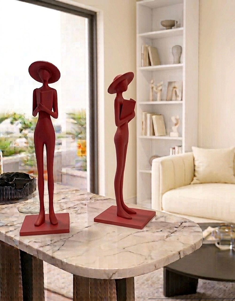 The Reader — Sculptural Figurine
