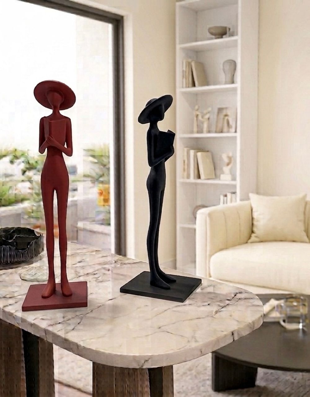 The Reader — Sculptural Figurine