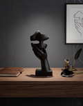 Whisper — Abstract Hand & Mask Sculpture