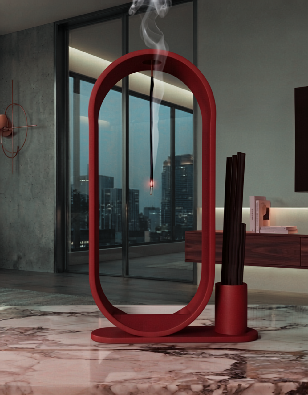 The Oval Portal Incense Stand