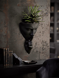 The Silent Face Wall Planter