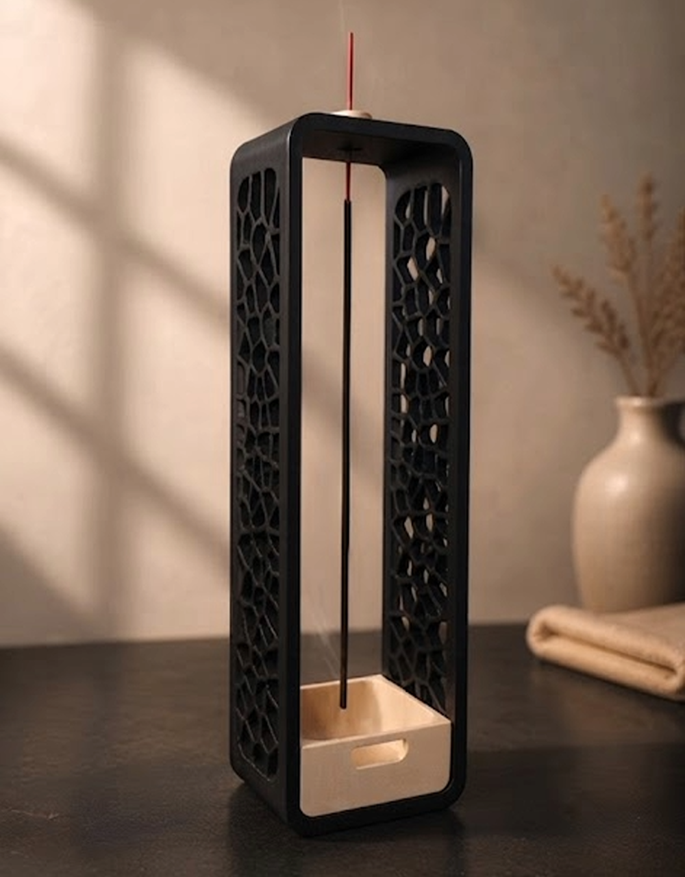 The Voronoi Tower Incense Holder