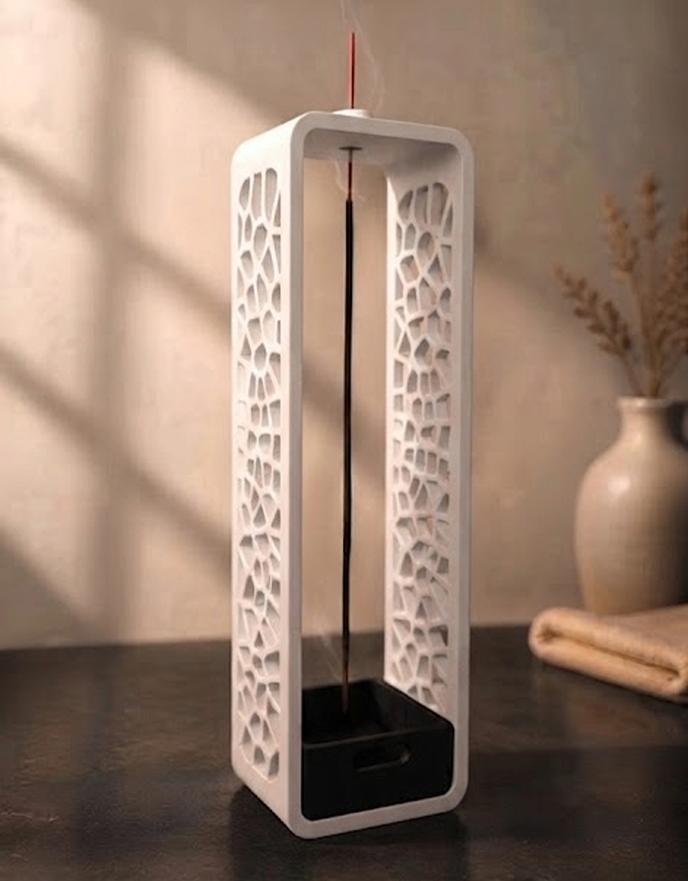 The Voronoi Tower Incense Holder