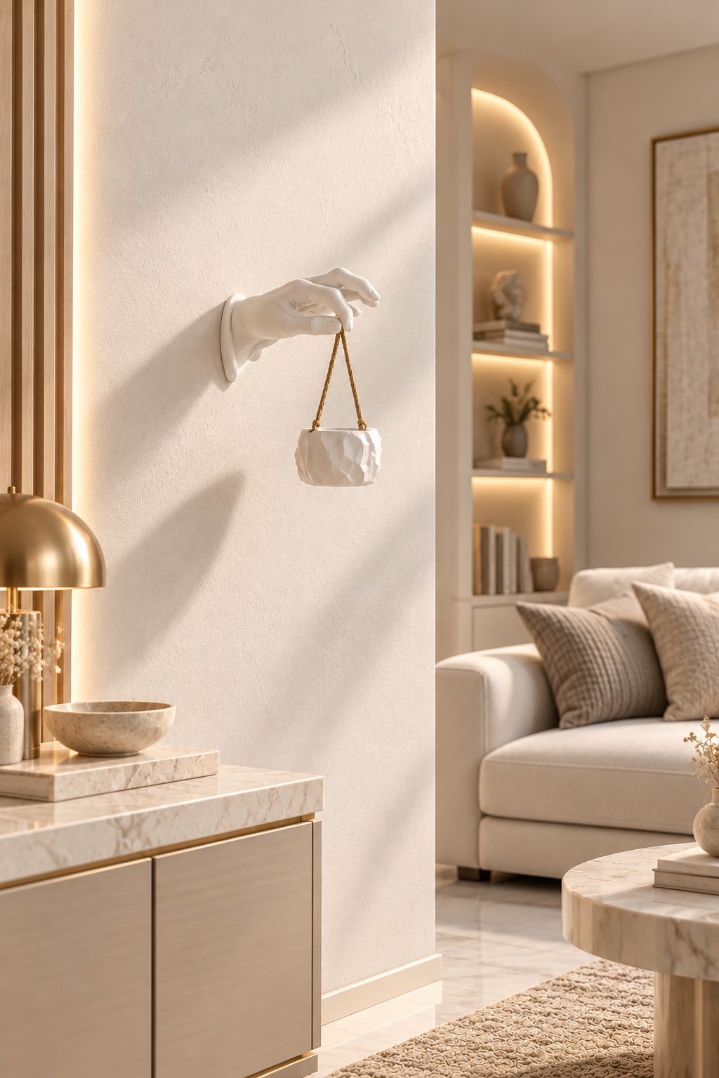 Greek Style Hand Wall Hanger